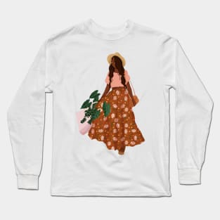 Plant Lady Shopping 7 Long Sleeve T-Shirt